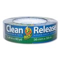 Duck Brand Clean Release Painters Tape, 3in Core, 1.41 x 60 yds, Blue, PK16 284373
